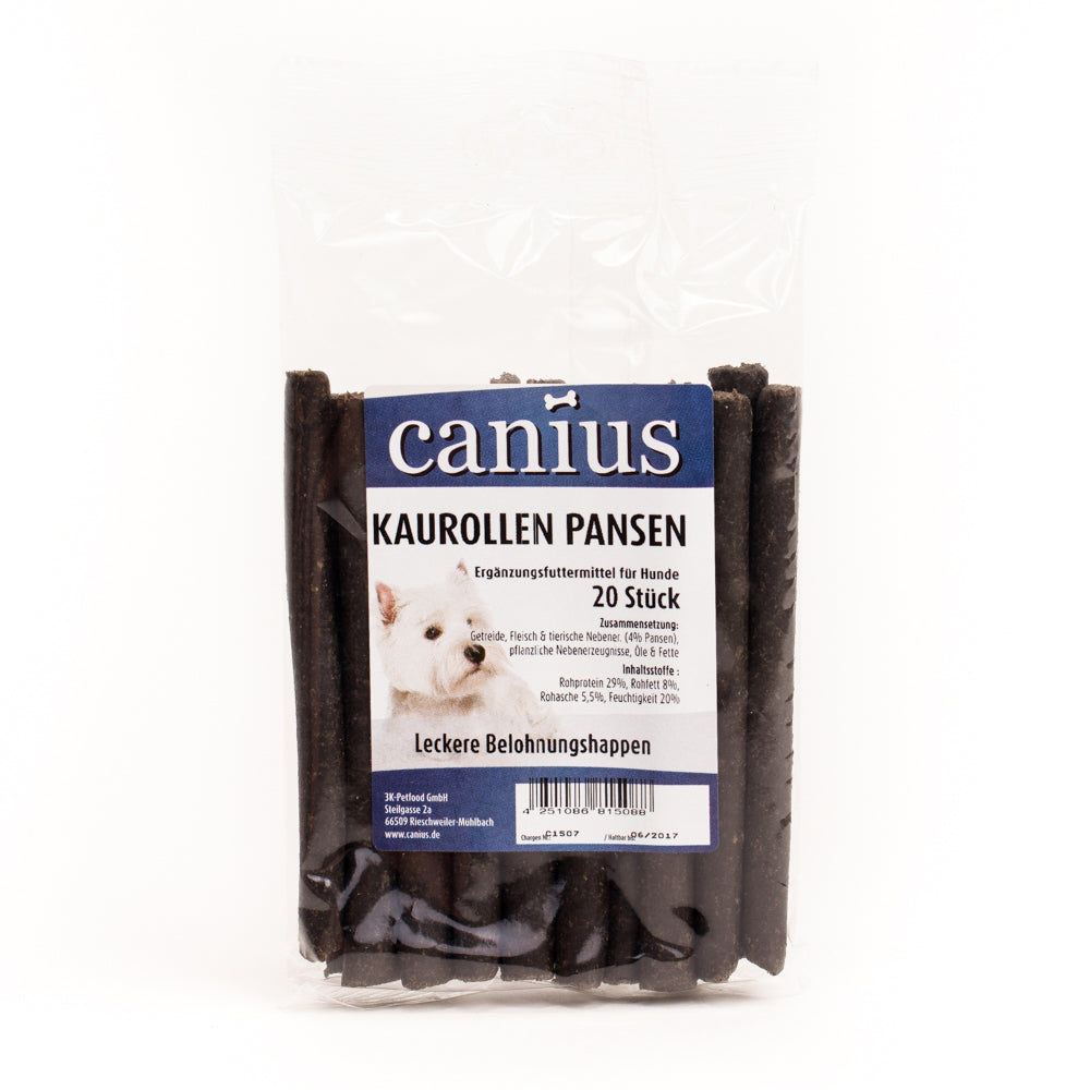Produktbild für Canius EU Kaurollen Pansen 200g Beutel