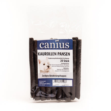 Produktbild für Canius EU Kaurollen Pansen 200g Beutel