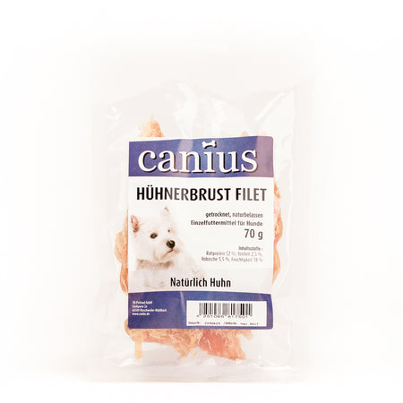Produktbild für Canius Hühnerbrust Filet 70g Beutel