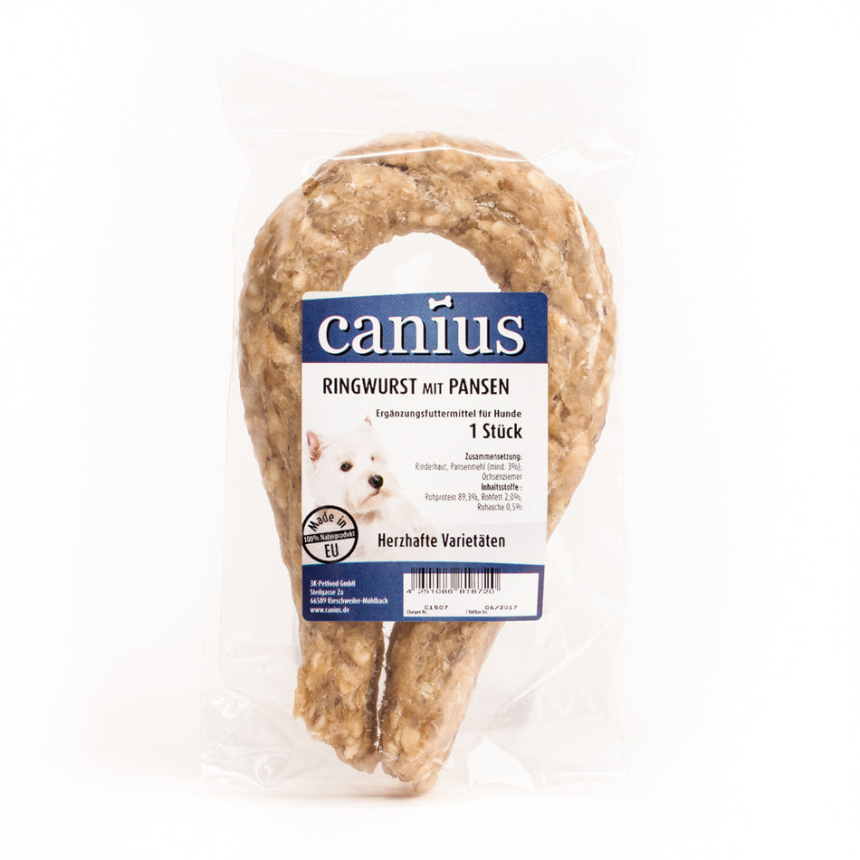 Produktbild für Canius EU Ringwurst Natur Pansen 1 Stück 