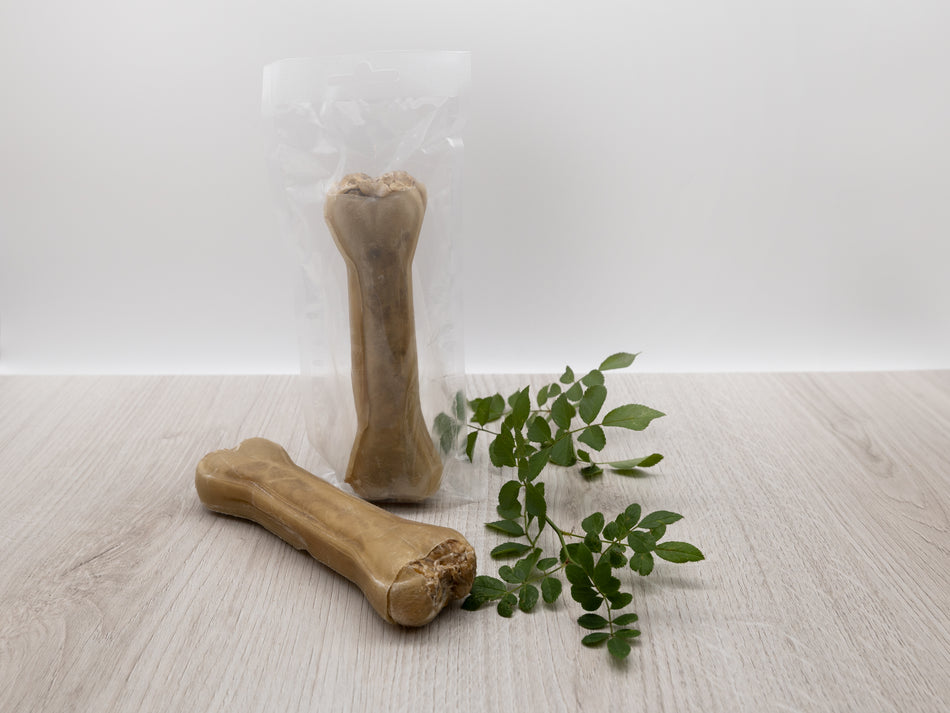 Produktbild für Canius EU Kauknochen gefüllt mit Strauß 17cm 1 Stück