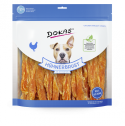 Produktbild für Dokas Dog Snack Hühnerbrust Streifen 900g 