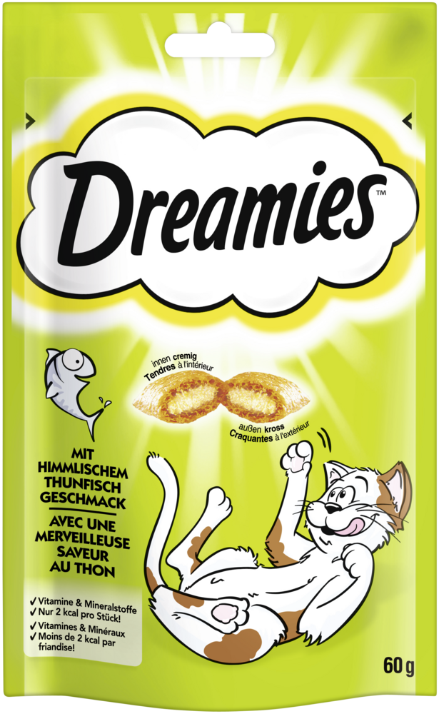 Produktbild für Dreamies mit Thunfisch 60g