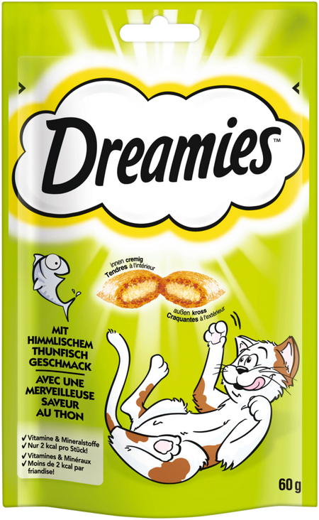 Produktbild für Dreamies mit Thunfisch 60g
